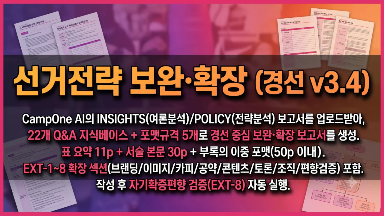 선거전략 보완·확장 (경선 v3.4)